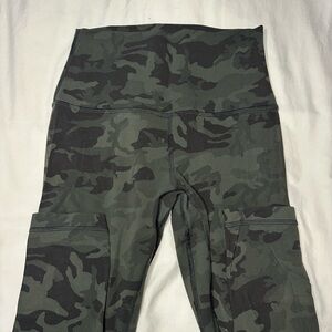 Lululemon Green Camo Align Leggings